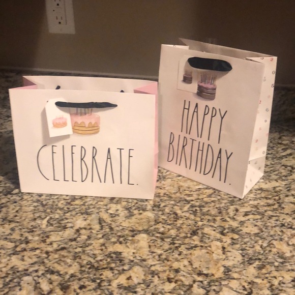 Other - Rae Dunn Birthday Gift Bag Set